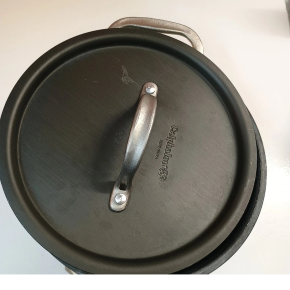 Calphalon Anodized Aluminum cookware 8703 1/2 3.5 Quarts Vintage Heavy - Picture 8 of 8